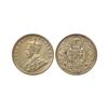 Image 1 : George V King Emperor, Silver 1/2 Rupee, 1916, Calcutta Mint