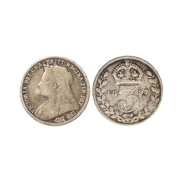 United Kingdom, Victoria, incl. Maundy, 1897, Silver 3 Pence
