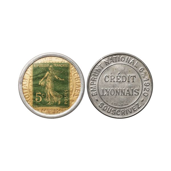 France, Aluminium Trade token, 1920