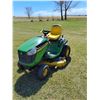 Image 1 : John Deere 140 Riding Mower, 516 hrs,  22hp Engine, OHB Twin JD