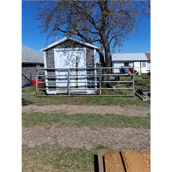 13.5x4ft, 2" Pipe Steel Gate