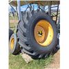 Image 2 : 18.4 26" Combine Tire & Rim, 8 Hole