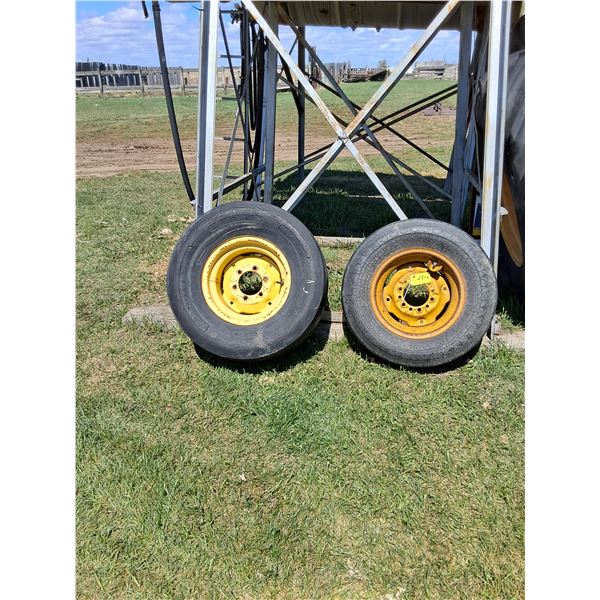(2) 6 Hole Implement Tires - 31x13.50- 15", 9.5L15