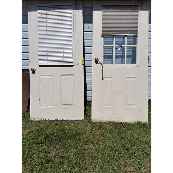 (2)Metalclad door 79x36"w. Window