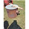 Image 1 : Cast Iron Feed Cooker- complete with burner,& (2) Stir Sticks