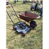 Image 1 : Walk Behind Gas Lawnmower & Steel Wheel Barrow