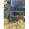 Image 2 : (2) Used Rolls Page Wire, (6) Used Piles Barbed Wire-As Is