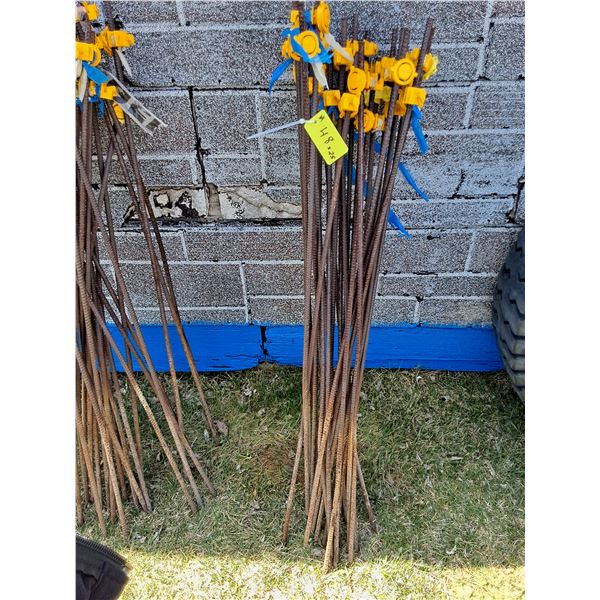 (25) Rebar Electric Fence Posts- 4ft