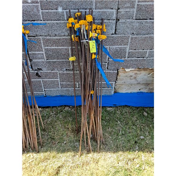 (25) Rebar Electric Fence Posts- 4ft