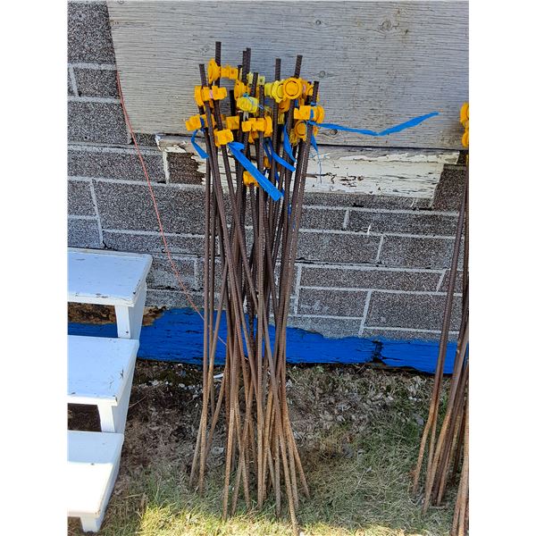 (25) Rebar Electric Fence Posts- 4ft