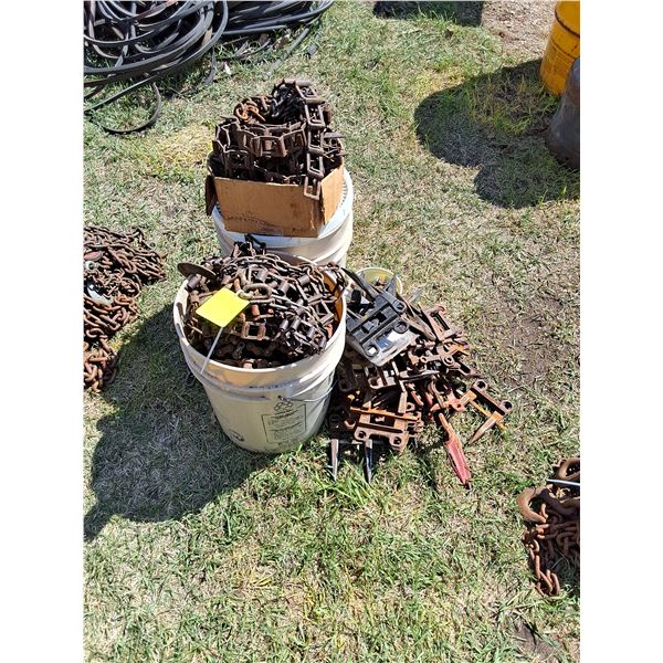 Asst used Chain, Knife Guards, Knife Blades & Hold Downs