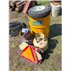 Image 1 : Slow Moving Signs,  Cream Can, Propane Tank