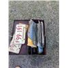 Image 1 : Steel Box with Vintage License Plates