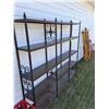 Image 2 : 5 Shelf, 3 Section Metal Shelving Unit- Approx 90"x60"