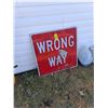 Image 2 : Signage- Wrong Way