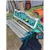 Image 2 : Steel Leg Decorative Wooden Bench