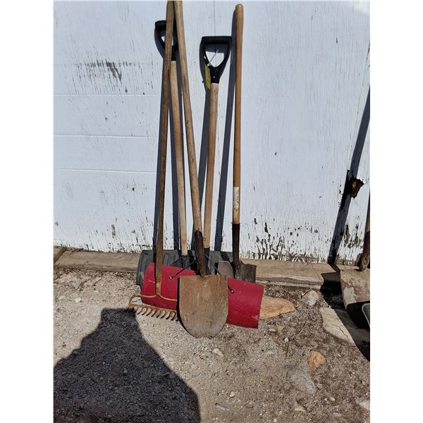 Shovels & Rake