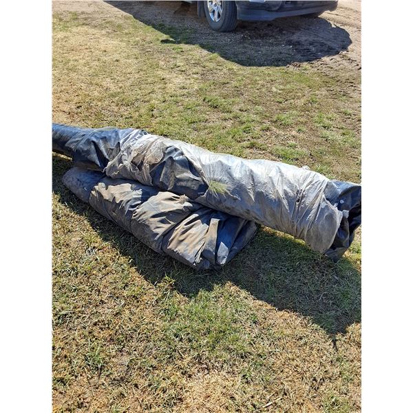 Roll of Black Plastic,  Unknown Size and Length