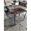 Image 1 : Steel Welding Table with Bench Grinder