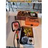 Image 1 : Hedge Trimmer,  Pressure Switch, Wood Box, Misc