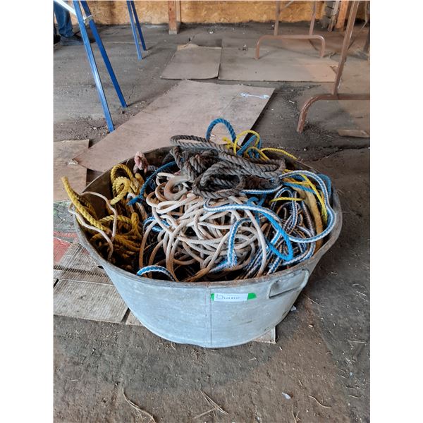 Tub of Rope