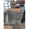 Image 4 : (3) Metal Frame Organizers- varied sizes, Extra Drawers