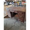 Image 1 : Wooden 7 Drawer Desk