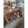 Image 2 : Wooden 7 Drawer Desk