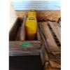 Image 5 : Small Gas Can, Multi Kind Nails, Bolts, Baskets, Wood Box