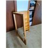 Image 3 : Hand Built Wooden Medicine Cabinet with Towel Bar