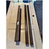 Image 1 : (2) 2x44"Square Tubing & Railroad Rail-36"