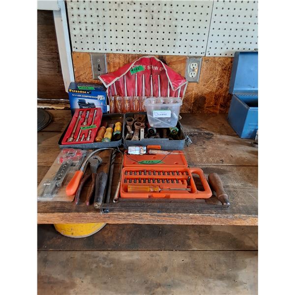 Torque Screw Set,  Socket Extensions,  Ratchet Wrenches,  Pipe Flare Kit