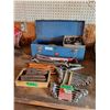 Image 1 : Sockets, 19" Steel Tool Box, Wrenches- Combo, Flare Pipe Wrenches