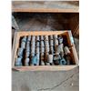 Image 1 : Large Box of Glass Insulators & Crate