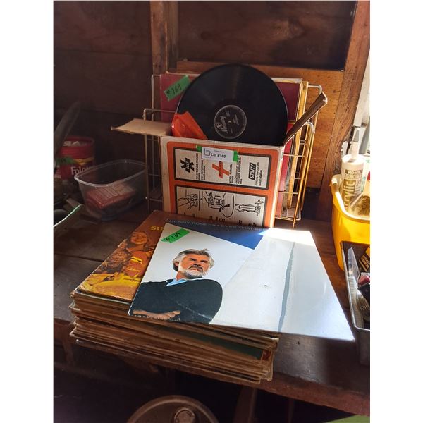 Large Selection Mostly Country Western 33 & 78 Records