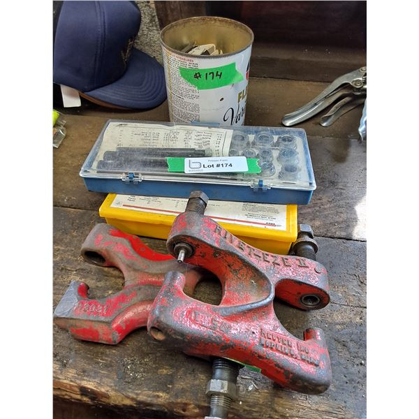 Bushing Install Kit, Grease Nipples, Rivet-Eze