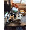 Image 1 : Welding Helmet,  Battery Warmer, Chalk Line,  Grease Guns