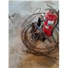 Image 1 : (3) Bottle Jacks- Only 2 Work,  Come Along, FIRE Extinguisher, 3/8" Cables