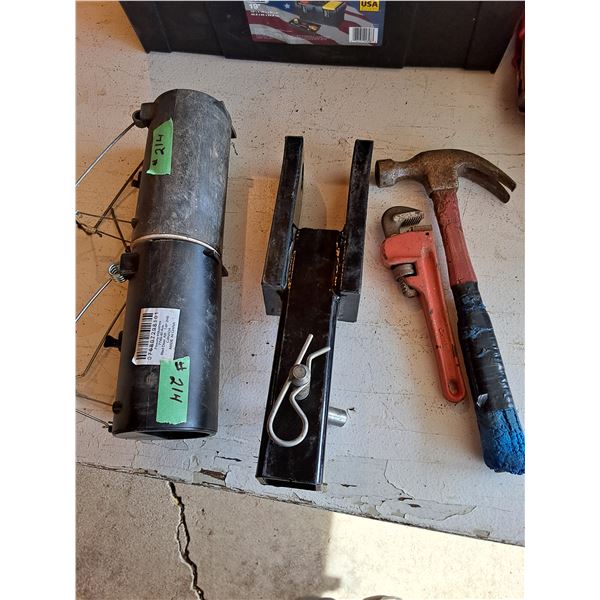2"Hitch Receiver,  (2) Mole Traps