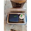 Image 2 : (2)Picnic Coolers- 2 sizes,  Water Cooler,  Garbage Can w. Lid