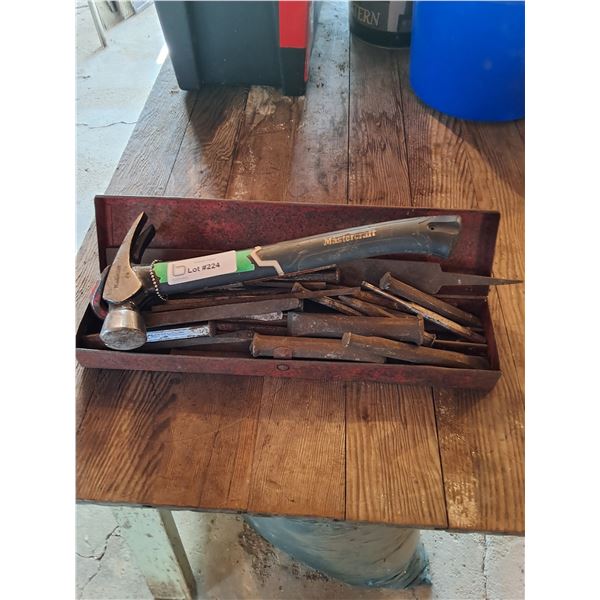 Mastercraft Hammer, Pry Bar, Chisels