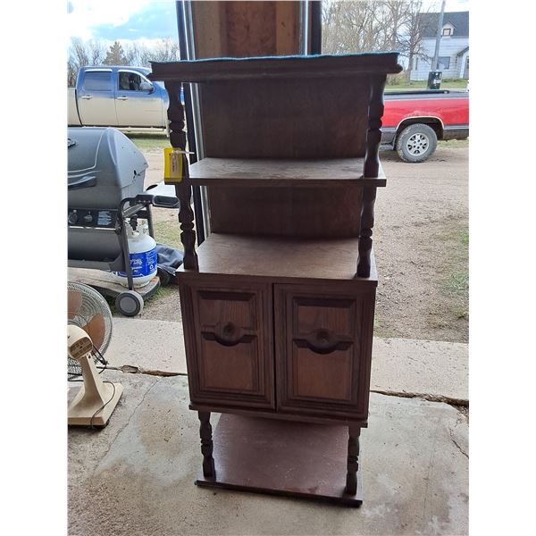 Cabinet- 3 Shelves, 2 Doors- 23x16x55"