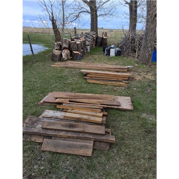 Multi Piles of Lumber- Various Lengths & Widths
