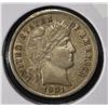 Image 1 : 1901 BARBER DIME CH AU