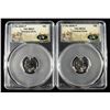 Image 1 : (2) 1776-2026 EMERGING LIBERTY DIMES CAC MS-63