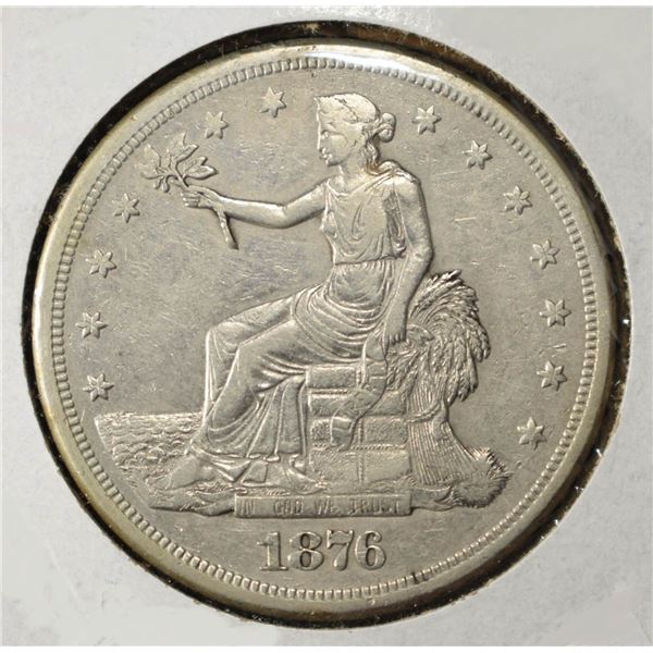 1876-S TRADE DOLLAR XF/AU