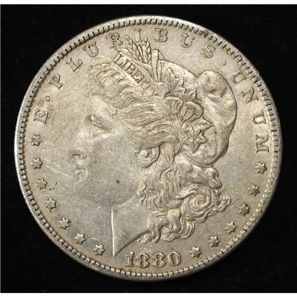 1880-O MORGAN DOLLAR XF/AU