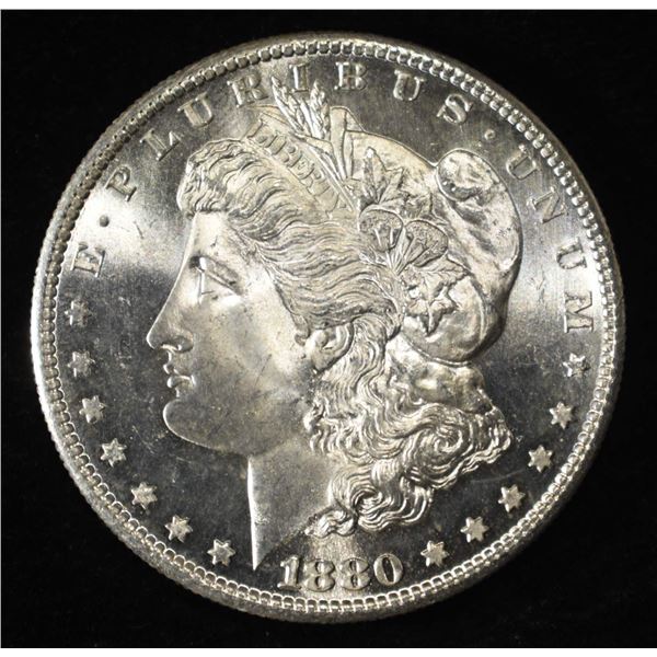 1880-S MORGAN DOLLAR GEM BU