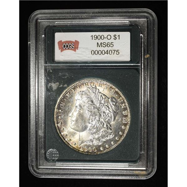 1900-O MORGAN DOLLAR CCGS GEM BU