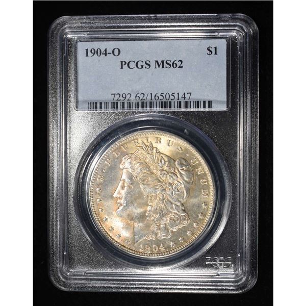 1904-O MORGAN DOLLAR PCGS MS-62